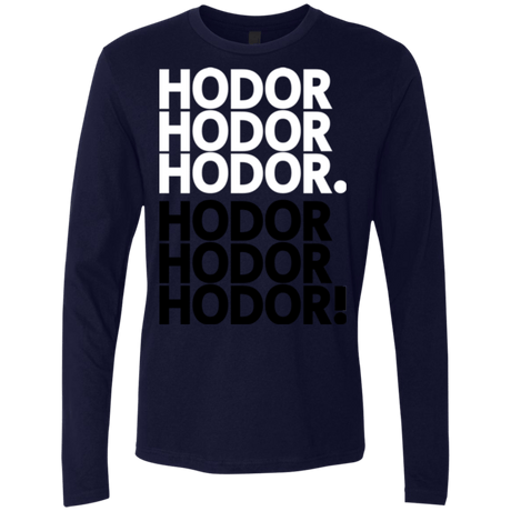 T-Shirts Midnight Navy / Small Get over it Hodor Men's Premium Long Sleeve