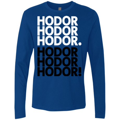 T-Shirts Royal / Small Get over it Hodor Men's Premium Long Sleeve
