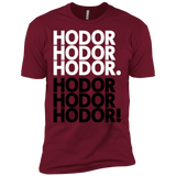 T-Shirts Cardinal / X-Small Get over it Hodor Men's Premium T-Shirt