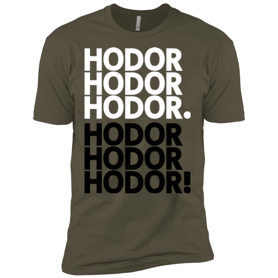 T-Shirts Military Green / X-Small Get over it Hodor Men's Premium T-Shirt