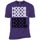 T-Shirts Purple / X-Small Get over it Hodor Men's Premium T-Shirt