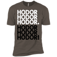 T-Shirts Warm Grey / X-Small Get over it Hodor Men's Premium T-Shirt