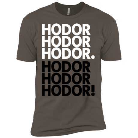 T-Shirts Warm Grey / X-Small Get over it Hodor Men's Premium T-Shirt