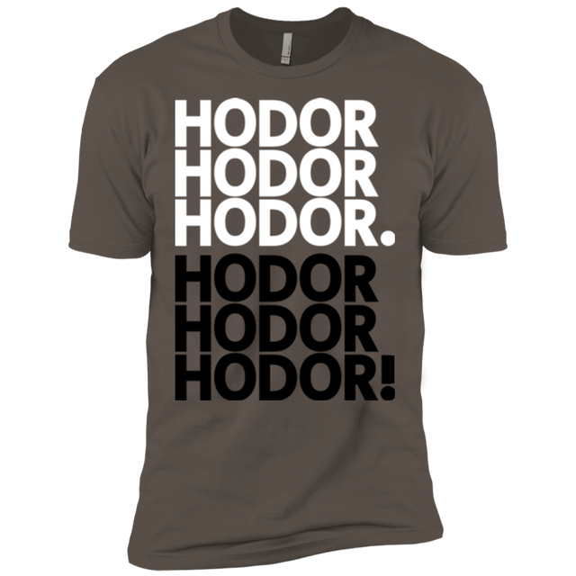 T-Shirts Warm Grey / X-Small Get over it Hodor Men's Premium T-Shirt