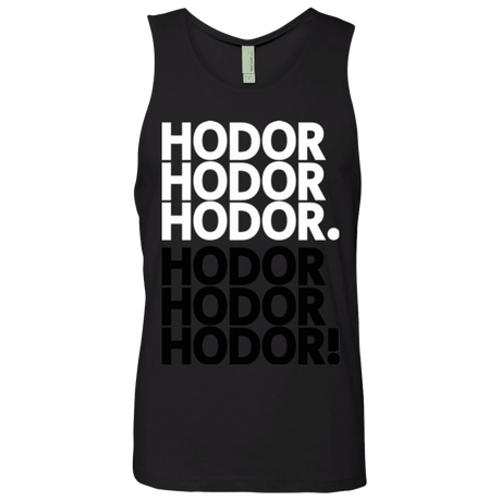 T-Shirts Black / Small Get over it Hodor Men's Premium Tank Top