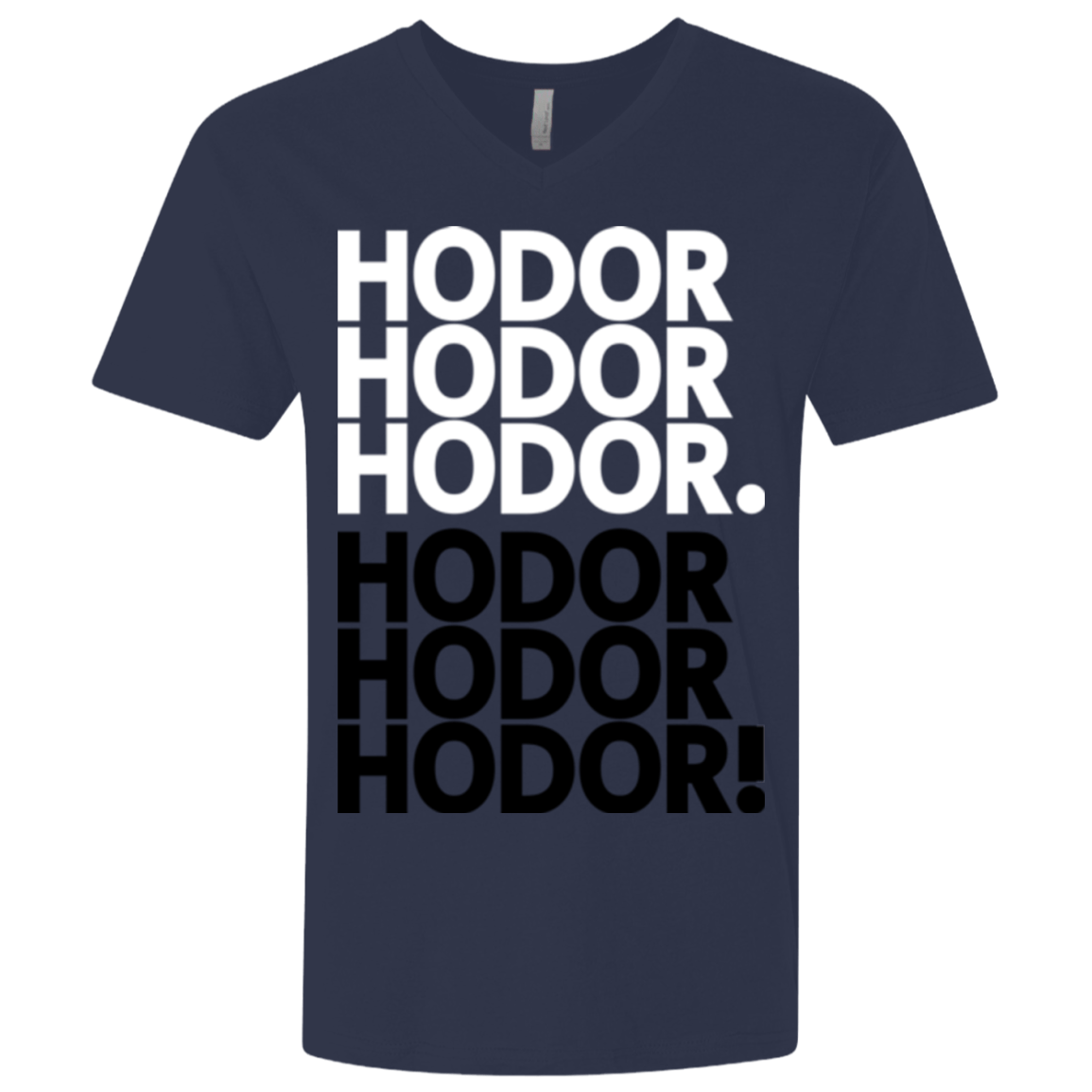 T-Shirts Midnight Navy / X-Small Get over it Hodor Men's Premium V-Neck