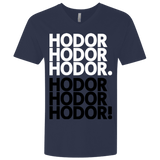 T-Shirts Midnight Navy / X-Small Get over it Hodor Men's Premium V-Neck