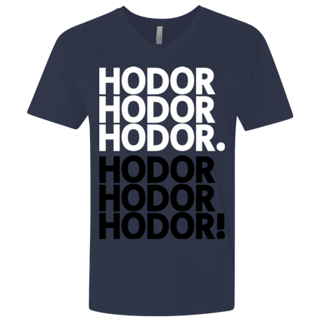 T-Shirts Midnight Navy / X-Small Get over it Hodor Men's Premium V-Neck