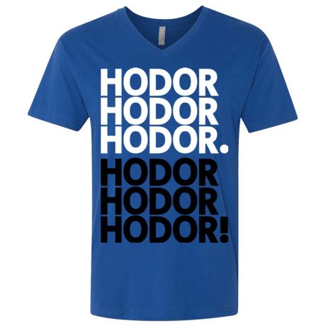 T-Shirts Royal / X-Small Get over it Hodor Men's Premium V-Neck