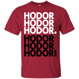 T-Shirts Cardinal / Small Get over it Hodor T-Shirt