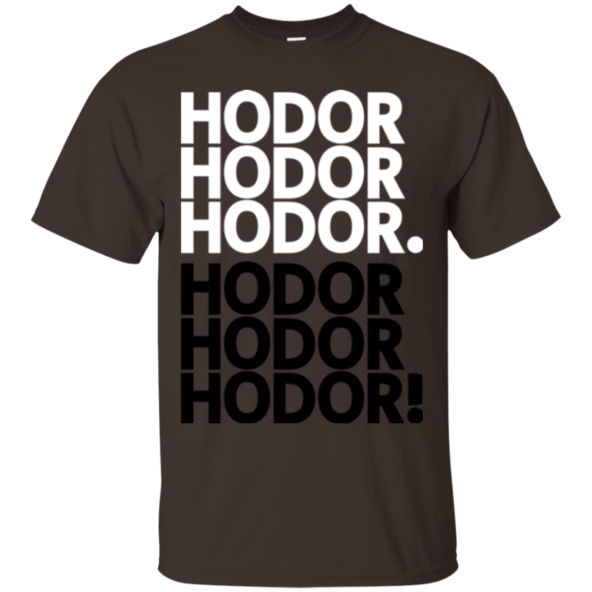 T-Shirts Dark Chocolate / Small Get over it Hodor T-Shirt