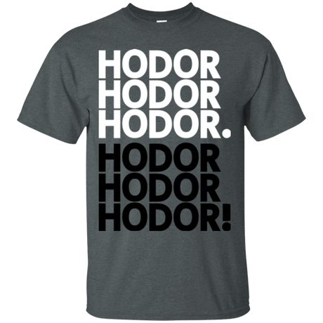 T-Shirts Dark Heather / Small Get over it Hodor T-Shirt