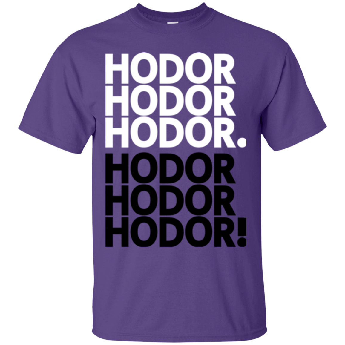T-Shirts Purple / Small Get over it Hodor T-Shirt