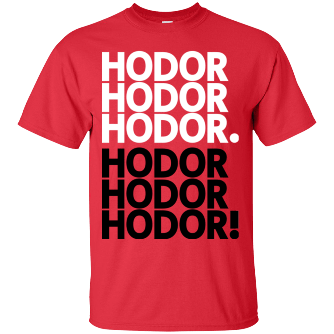 T-Shirts Red / Small Get over it Hodor T-Shirt