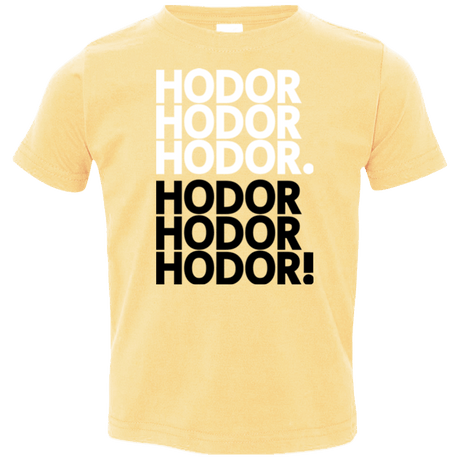 T-Shirts Butter / 2T Get over it Hodor Toddler Premium T-Shirt