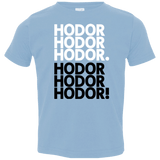 T-Shirts Light Blue / 2T Get over it Hodor Toddler Premium T-Shirt