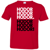 T-Shirts Red / 2T Get over it Hodor Toddler Premium T-Shirt