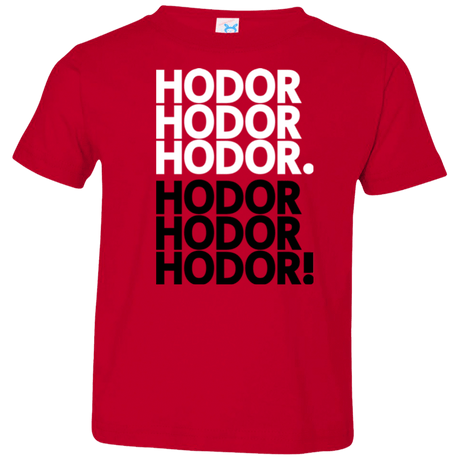 T-Shirts Red / 2T Get over it Hodor Toddler Premium T-Shirt