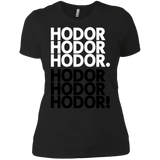 T-Shirts Black / X-Small Get over it Hodor Women's Premium T-Shirt