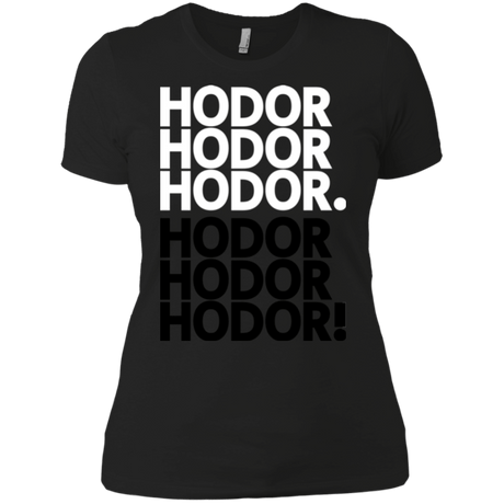 T-Shirts Black / X-Small Get over it Hodor Women's Premium T-Shirt