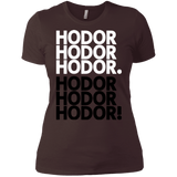 T-Shirts Dark Chocolate / X-Small Get over it Hodor Women's Premium T-Shirt