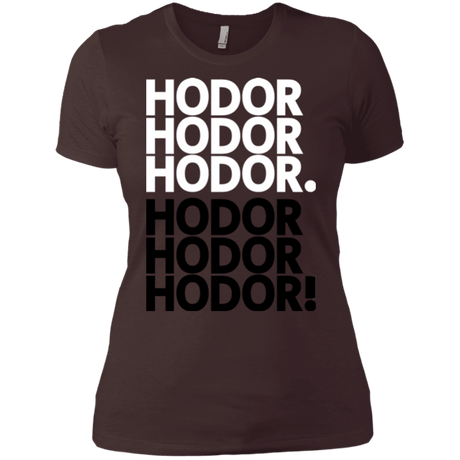 T-Shirts Dark Chocolate / X-Small Get over it Hodor Women's Premium T-Shirt