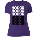 T-Shirts Purple / X-Small Get over it Hodor Women's Premium T-Shirt
