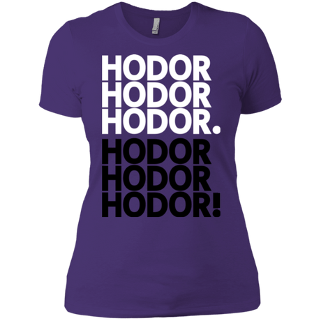 T-Shirts Purple / X-Small Get over it Hodor Women's Premium T-Shirt