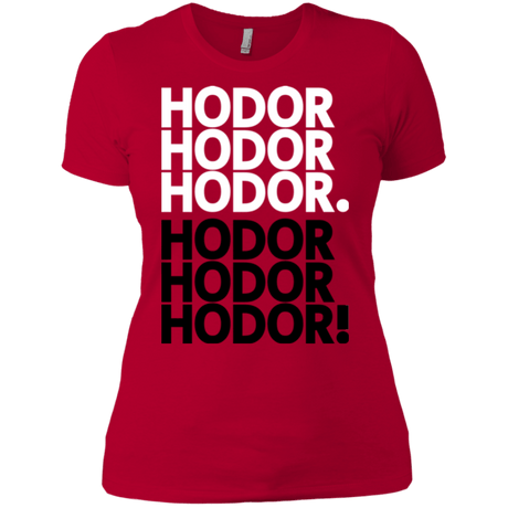 T-Shirts Red / X-Small Get over it Hodor Women's Premium T-Shirt