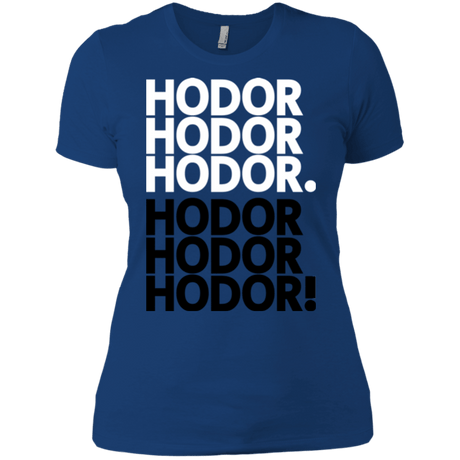 T-Shirts Royal / X-Small Get over it Hodor Women's Premium T-Shirt
