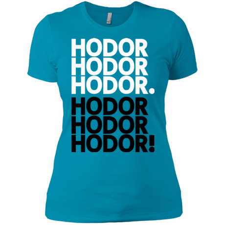 T-Shirts Turquoise / X-Small Get over it Hodor Women's Premium T-Shirt