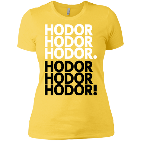 T-Shirts Vibrant Yellow / X-Small Get over it Hodor Women's Premium T-Shirt