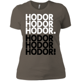 T-Shirts Warm Grey / X-Small Get over it Hodor Women's Premium T-Shirt
