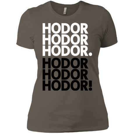 T-Shirts Warm Grey / X-Small Get over it Hodor Women's Premium T-Shirt