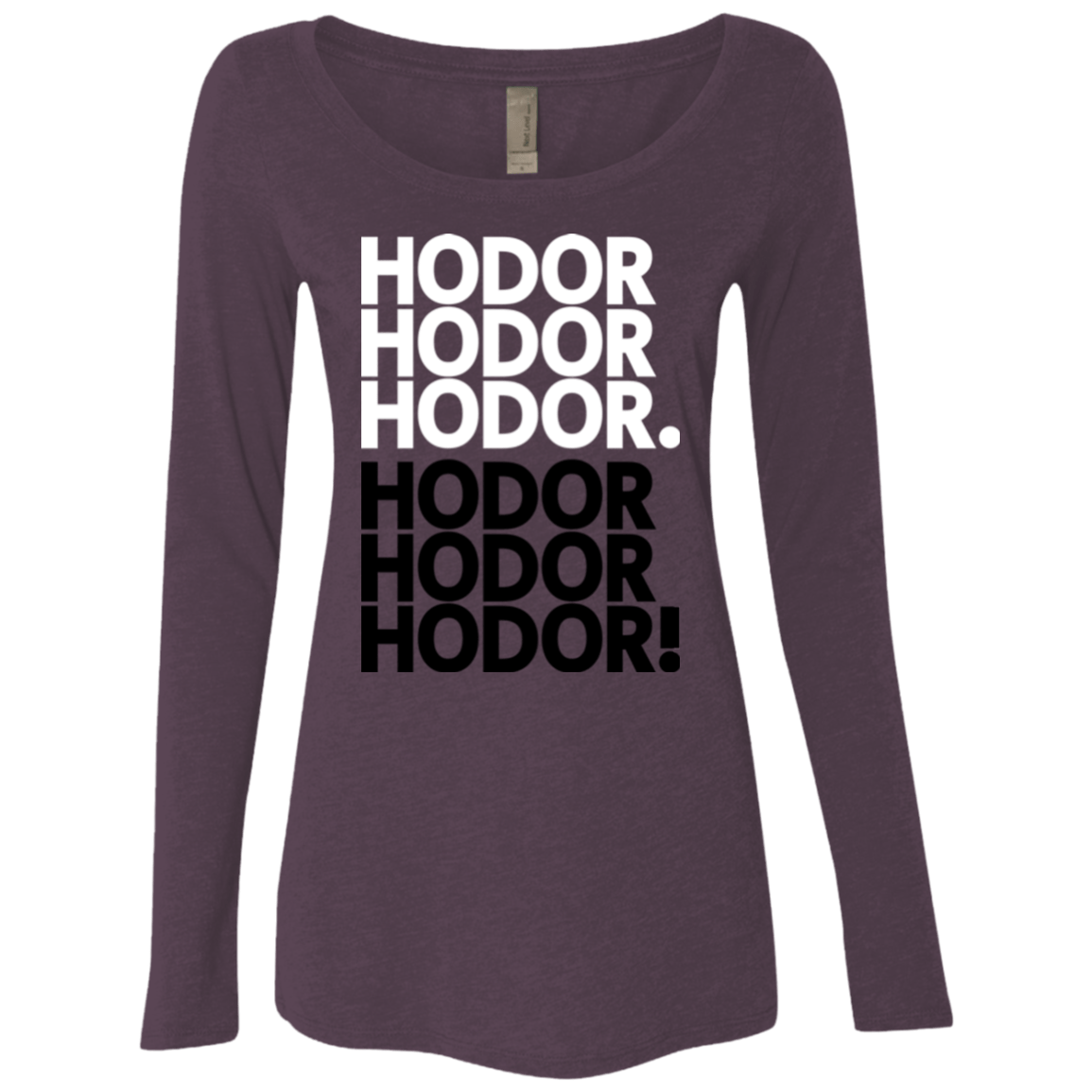 T-Shirts Vintage Purple / Small Get over it Hodor Women's Triblend Long Sleeve Shirt