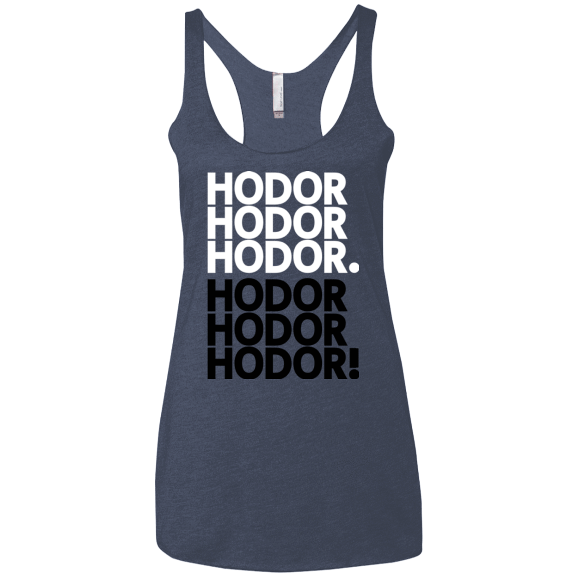 T-Shirts Vintage Navy / X-Small Get over it Hodor Women's Triblend Racerback Tank