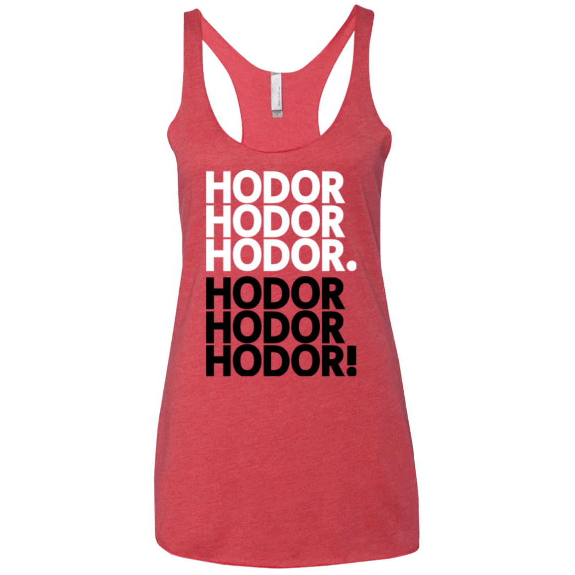 T-Shirts Vintage Red / X-Small Get over it Hodor Women's Triblend Racerback Tank