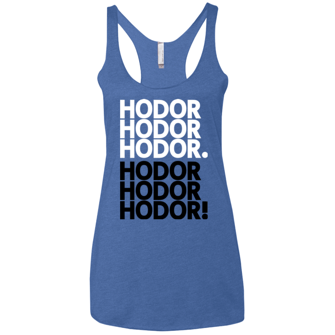 T-Shirts Vintage Royal / X-Small Get over it Hodor Women's Triblend Racerback Tank