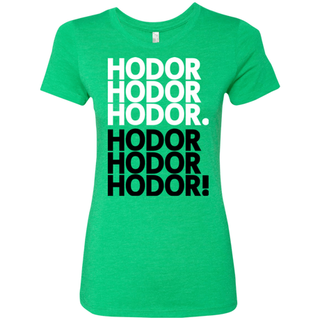 T-Shirts Envy / Small Get over it Hodor Women's Triblend T-Shirt
