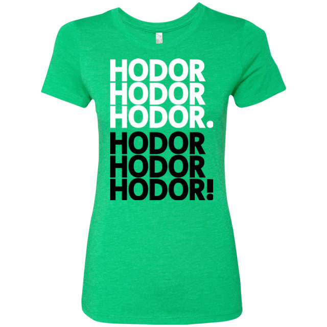 T-Shirts Envy / Small Get over it Hodor Women's Triblend T-Shirt