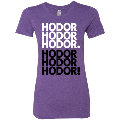 T-Shirts Purple Rush / Small Get over it Hodor Women's Triblend T-Shirt
