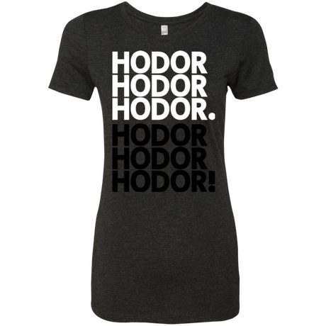T-Shirts Vintage Black / Small Get over it Hodor Women's Triblend T-Shirt