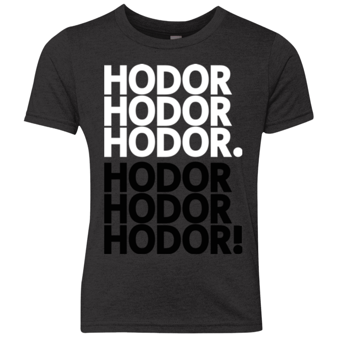 T-Shirts Vintage Black / YXS Get over it Hodor Youth Triblend T-Shirt