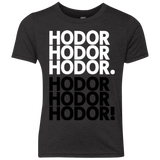 T-Shirts Vintage Black / YXS Get over it Hodor Youth Triblend T-Shirt