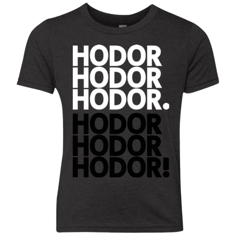 T-Shirts Vintage Black / YXS Get over it Hodor Youth Triblend T-Shirt