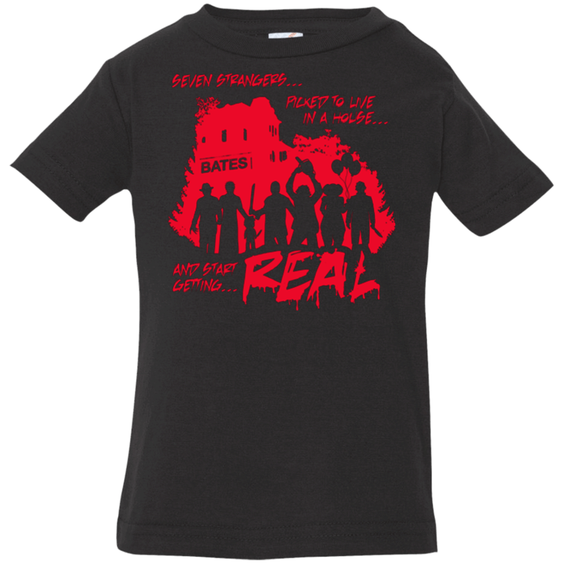 T-Shirts Black / 6 Months Get Real Infant Premium T-Shirt