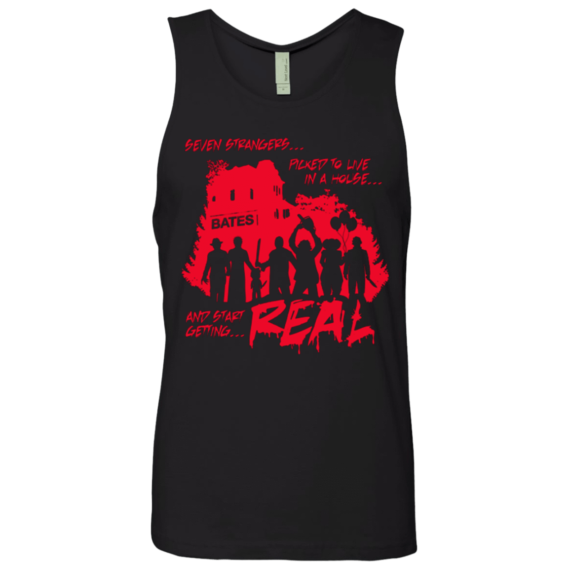 T-Shirts Black / Small Get Real Men's Premium Tank Top