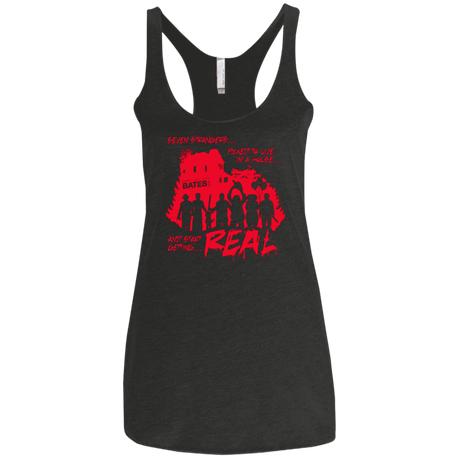 T-Shirts Vintage Black / X-Small Get Real Women's Triblend Racerback Tank