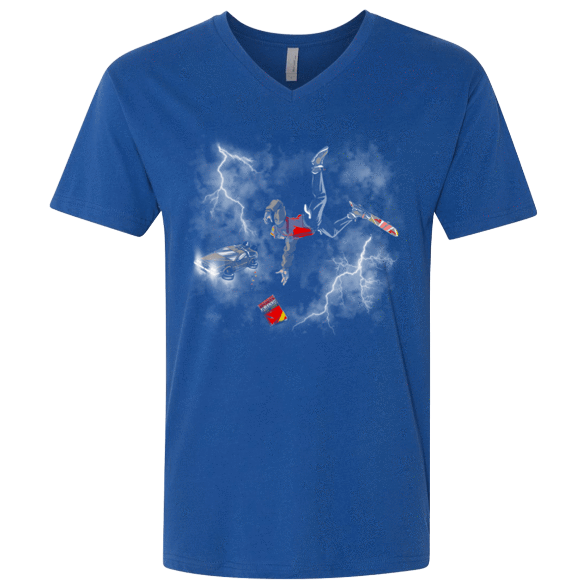 T-Shirts Royal / X-Small Get the almnanac wipe away the debt Men's Premium V-Neck