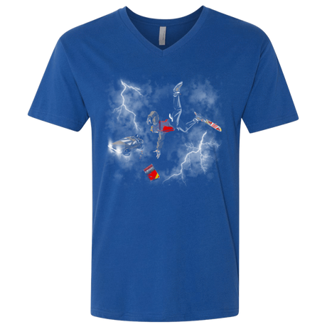 T-Shirts Royal / X-Small Get the almnanac wipe away the debt Men's Premium V-Neck